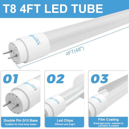 T8 LED Bulbs 4 Foot 18W