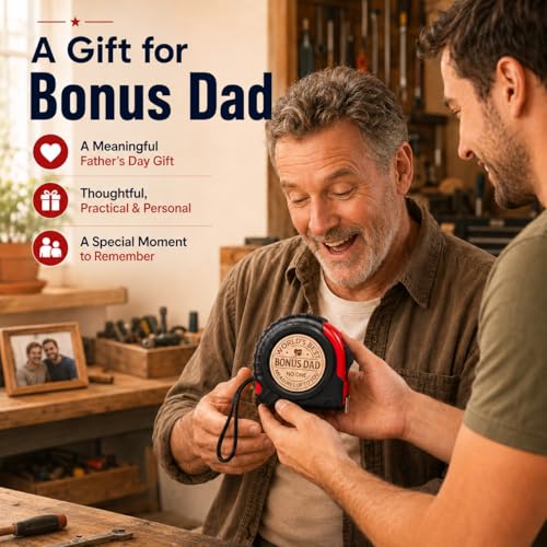 Gifts for Men Personalized Engraved Tape Measure Birthday Fathers Day from Daughter Son Woodworking Carpenter Tool Gifts for Men 7.5m