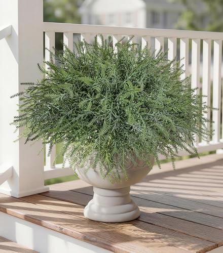 Artificial Eucalyptus Leaves Stem Fake Greenery Branches Real Touch DIY Stems for Festival Home Kitchen Garden Party Farmhouse Office Decor