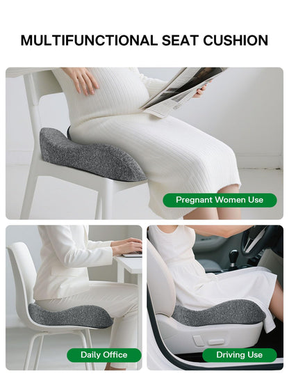 Seat Cushion for Office Chair (Grey)