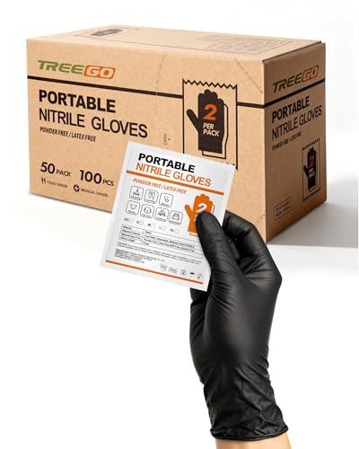 Individually Wrapped 5 Mil Nitrile Gloves