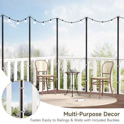 Poles for Outdoor String Lights