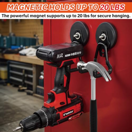 Heavy Duty Magnetic Garage Hooks
