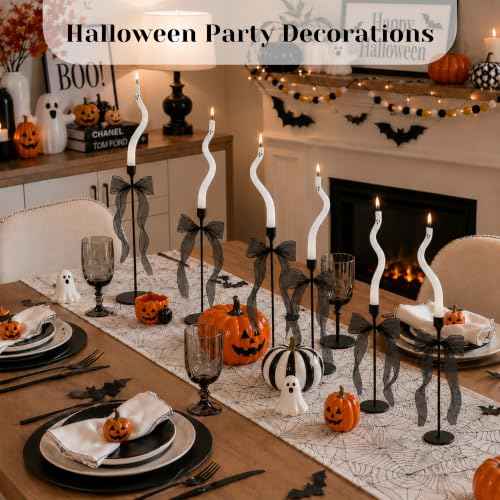 Halloween Decorations Indoor (Ghost Candles-6pcs)
