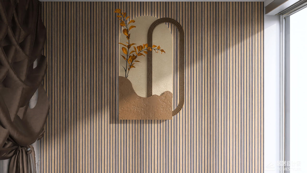 2 Packs 3D Wall Panels Peel and Stick (Dark Walnut)
