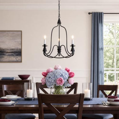 Black Farmhouse Chandelier