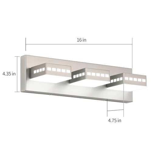 Modern Bathroom Led Vanity Light Over Mirror