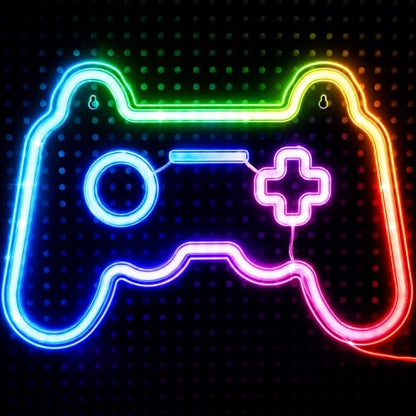 RGB Color Changing Gamepad Neon Sign