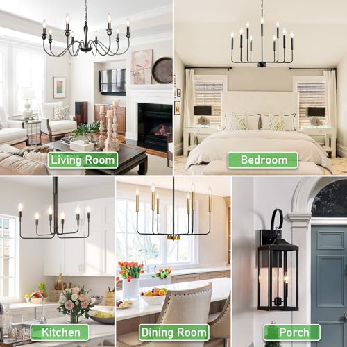 24 Pack E12 LED Bulbs for Chandelier 60W Equivalent 4000K Natural White (24 Count (Pack of 1))