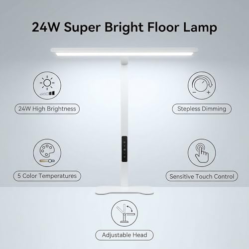 24W LED Floor Lamp