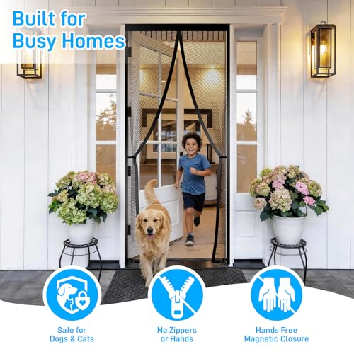 Magnetic Screen Door Mesh