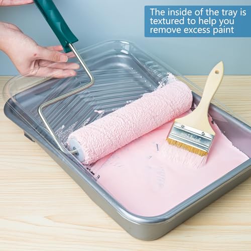 Paint Tray with Liners 9 Inch 11pcs