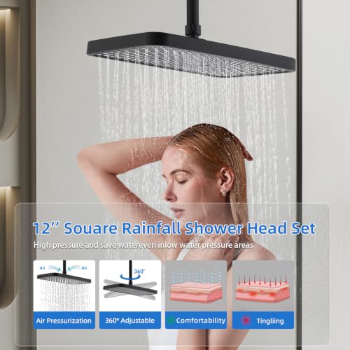 Shower Faucet Set With Handheld Shower Head