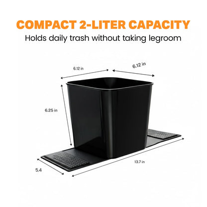 Car Trash Can (Black with Flap / Small)