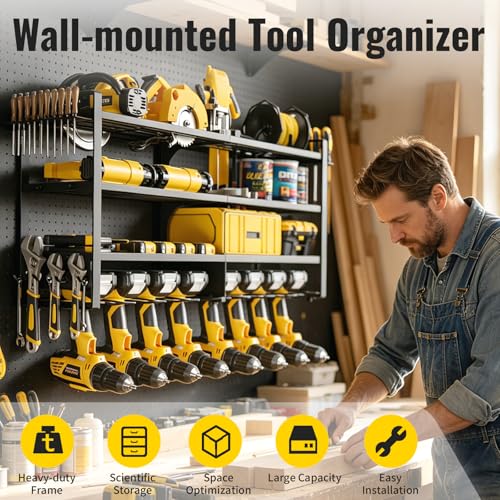 Power Tool Organizer Wall Mount