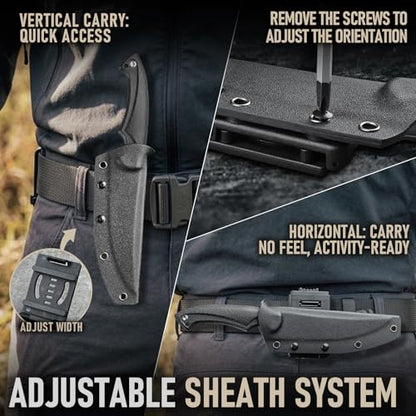 Fixed Blade Knife with Sheath