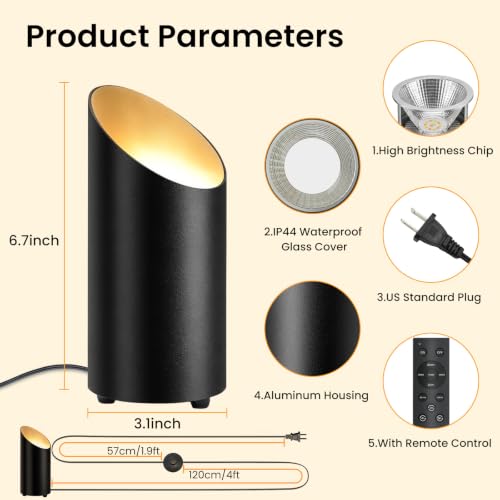 2 Pack Uplighting Indoor Floor Can Lights