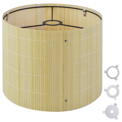 Bamboo Lamp Shade With Tropical Plants Chandelier Covers (color7 / 13*10)