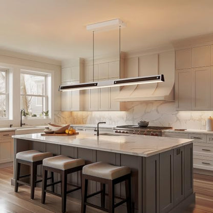 47" Linear Pendant Light (White / 47inch)
