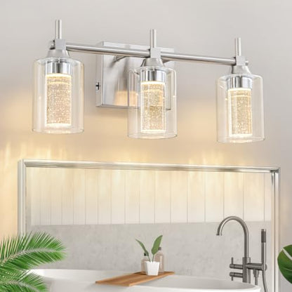 Modern Bathroom Vanity Light with 3 Color Modes