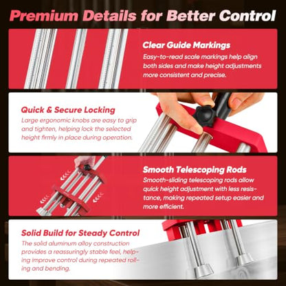 2 Station Sheet Metal Bender (Red)