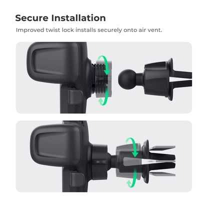 Easy One Touch Signature Air Vent Car Mount for Smartphone iPhone 18 (Signature)