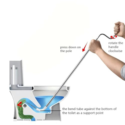 Telescopic 304 Stainless Steel Toilet Drain unclogger