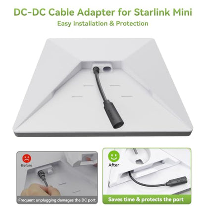Starlink Mini DC Extension Cable 1FT