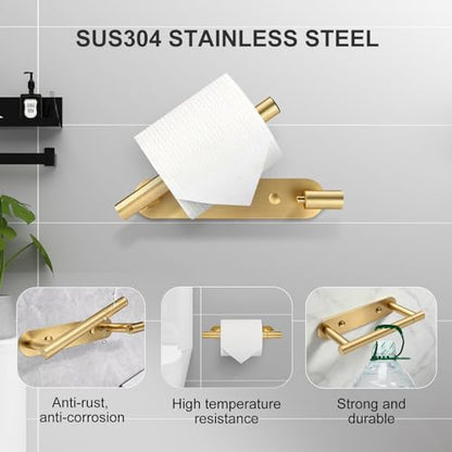 Toilet Paper Holder Adhesive or Screw