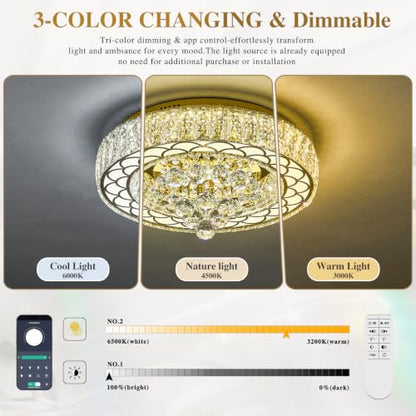 611 Flush Mount Chandelier