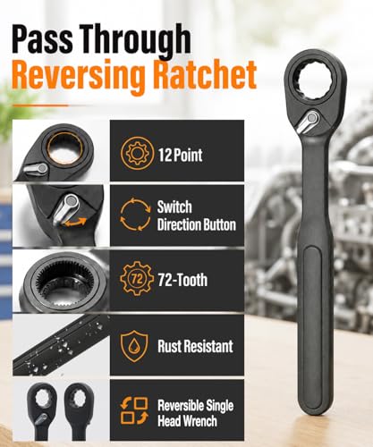 Through Bolt Socket Set