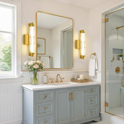 Wall Sconces Set of Two (Gold / 16-Inch-2Pack)