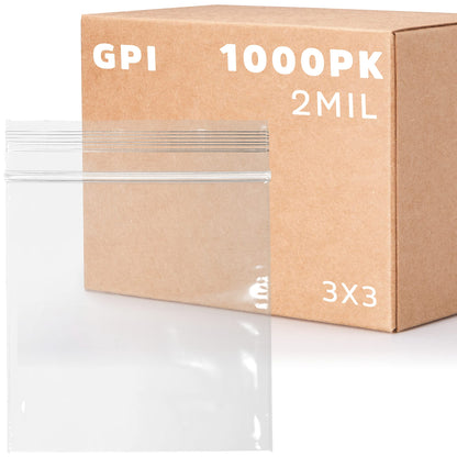 3"x3" Small Zip Bags (3" x 3")
