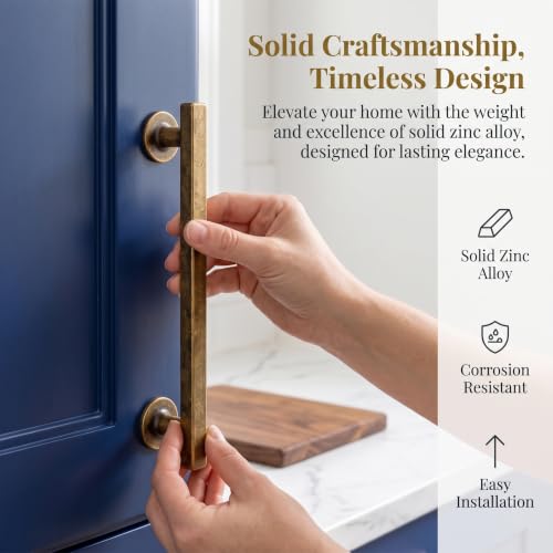 Antique Brass Cabinet Pulls 5 Inch