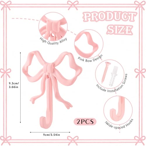 Bow Hanger Coquette Room Decor