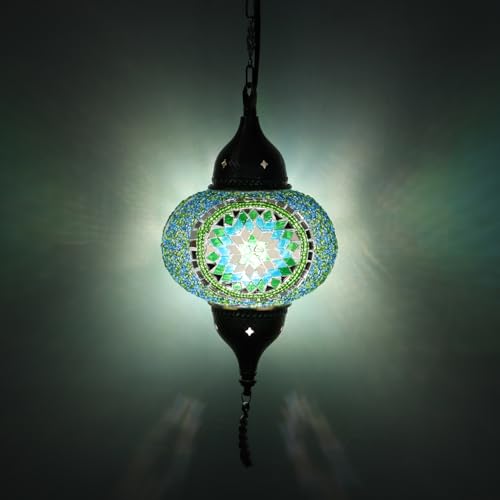 Turkish Moroccan Mosaic Pendant Light