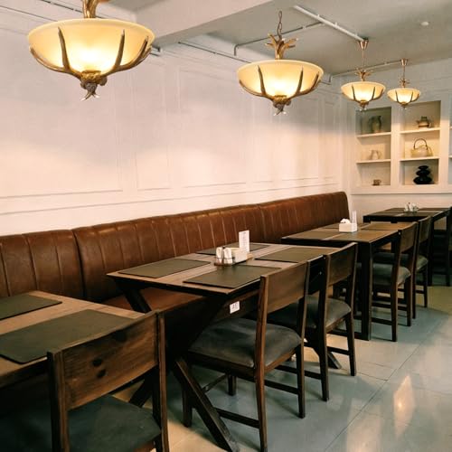 Antlers Chandelier Vintage Deer Horn Antler Lamp for Home Bar Coffee Hotel Store