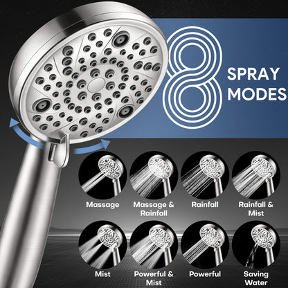 Shower Head with Handheld Combo (Brushed Nickel)