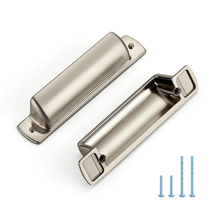 Brushed Nickel Cabinet Pulls Cabinet Handles (Brushed Nickel / 3 inch Hole Center)