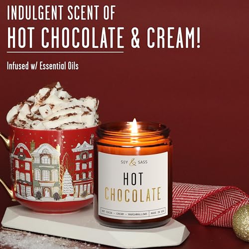 Hot Chocolate Candle (Hot Chocolate - Black)