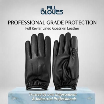 Kevlar Lined Goatskin Leather Puncture Resistant Duty Gloves