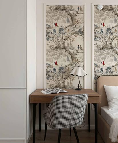 Vintage Winter Peel and Stick Wallpaper