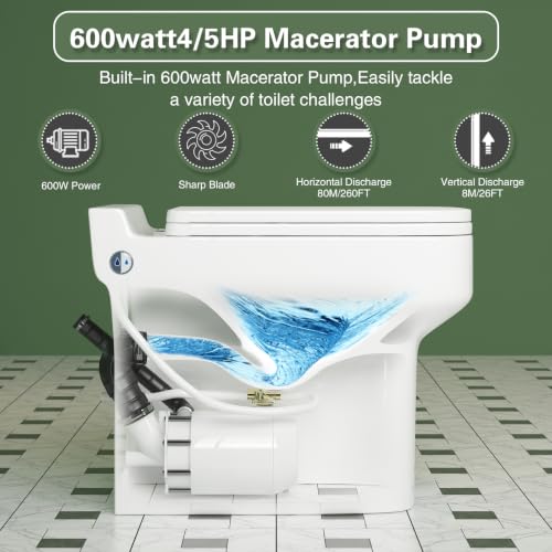 Tankless Macerating Toilet