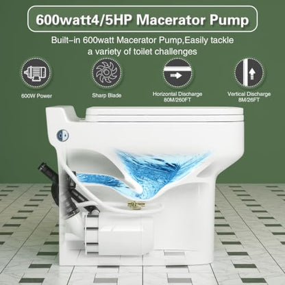 Tankless Macerating Toilet