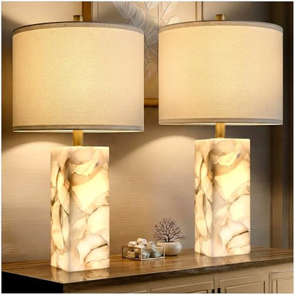 Alabaster Table lamp Series