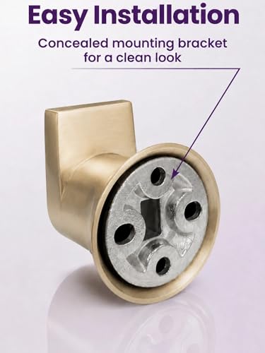 Towel Hooks Champagne Bronze Single Bathroom Hooks Wall Mounted for Robes and Towels Hand Towel Hook Holder Kitchen