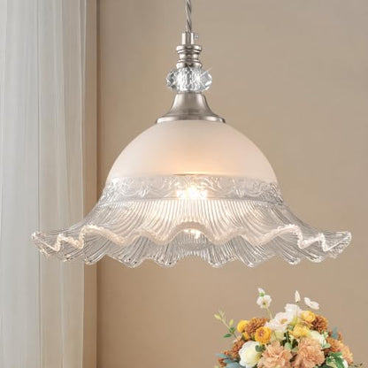 1 Pack Vintage Crystal Pendant Light Fixtures