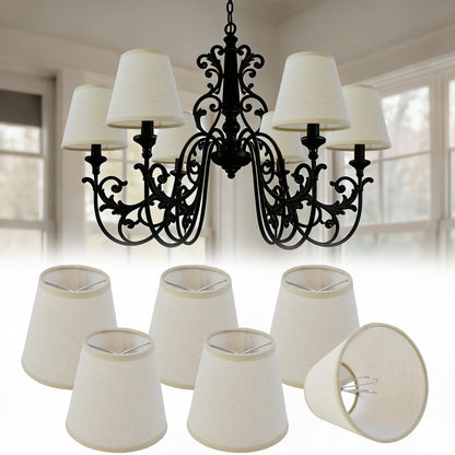 Mini Lamp Shade Chandelier Shades Set of 6 (color-51)