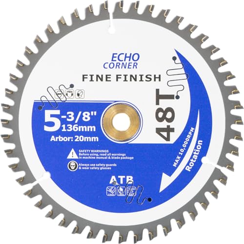 5-3/8" (20mm Arbor) Metal Cutting Circular Saw Blade