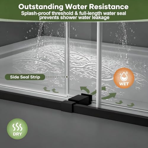 Milano Double Sliding Shower Door